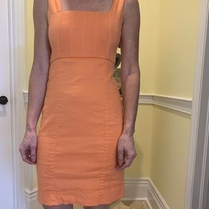 Alice + Olivia Peach Color fitted Dress